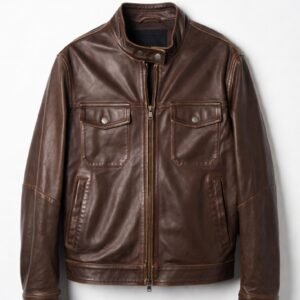 Premium Genuine Leather Jacket – Classic Fit